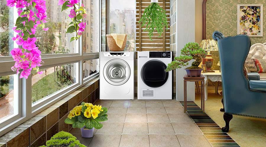 家居陽(yáng)臺(tái)晾曬衣物不干怎么辦，衣物烘干機(jī)來(lái)解決！