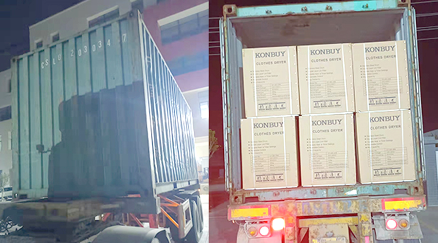 國內外市場“兩開花”！康標滾筒干衣機出貨到國外