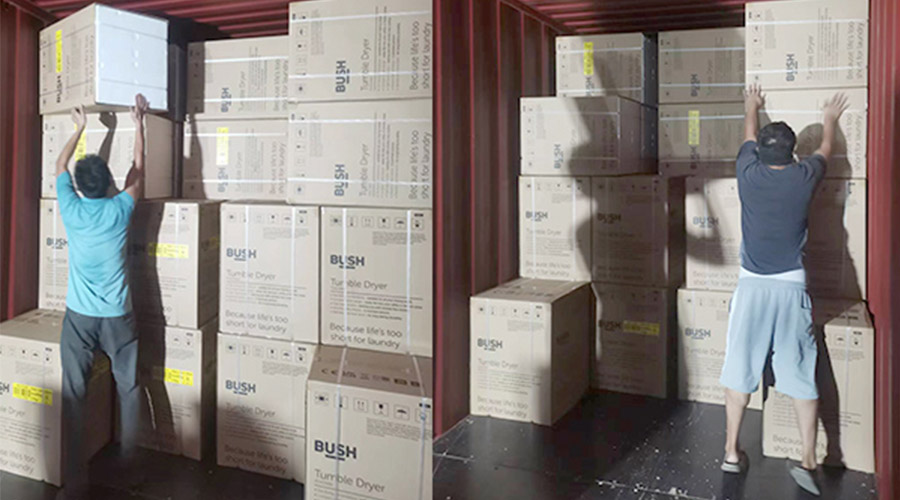 各司其職合力做好英國(guó)Argos客戶(hù)衣物烘干機(jī)出貨任務(wù)！