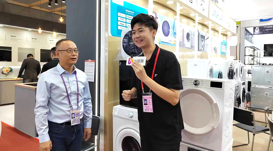 廣交會(huì)熱點(diǎn)！央視、新華網(wǎng)等媒體聚焦金環(huán)電器滾筒干衣機(jī)